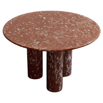 Pre-owned Cassina Mario Bellini “colonnato” Dining Table For , Rosso Francia, 1977 In Brown
