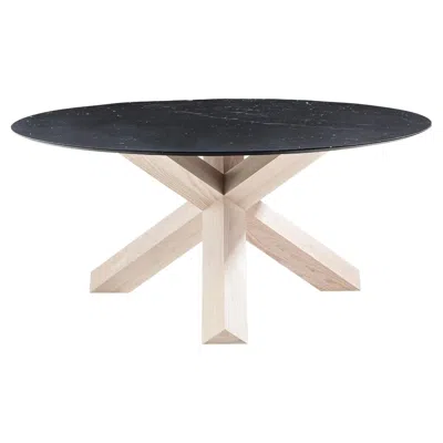 Pre-owned Cassina Mario Bellini La Rotonda Table By  In Brown