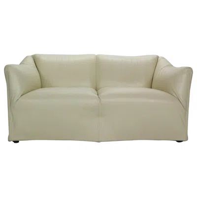 Pre-owned Cassina Mario Bellini "tentazione" Leather Sofa Or Loveseat For , 1970s In Brown