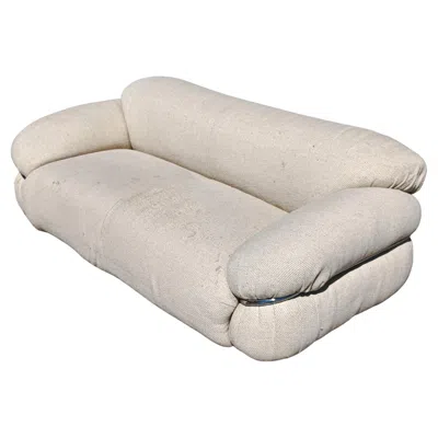 Pre-owned Cassina Mid Century Modern Sofa "sesann" By Gianfranco Frattini For , Italy 1970s In Sand