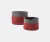 Cassina Organising Burgundy And Grey Uni In Burgundy And Grey