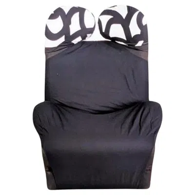 Pre-owned Cassina Original  Wink Chair Sessel Toshiyuki Kita Schwarz Weiss In Black