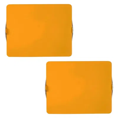 Pre-owned Cassina Pair Of Charlotte Perriand Yellow 'applique À Volet Pivotant' Wall Lights