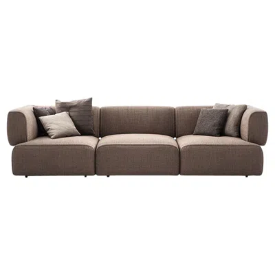 Pre-owned Cassina Patricia Urquiola 'bowy' Sofa, Foam And Fabric By  In Black
