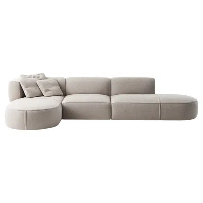 Pre-owned Cassina Patricia Urquiola 'bowy' Sofa, Foam And Fabric By  In Gray