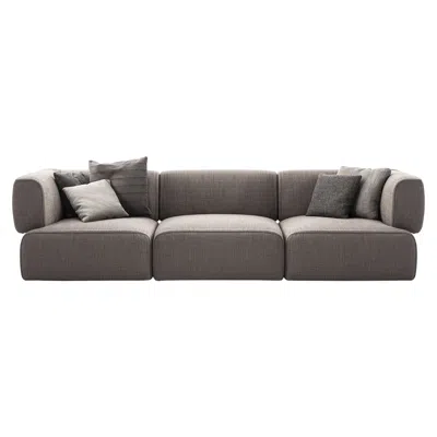 Pre-owned Cassina Patricia Urquiola 'bowy' Sofa, Foam And Fabric By  In Gray