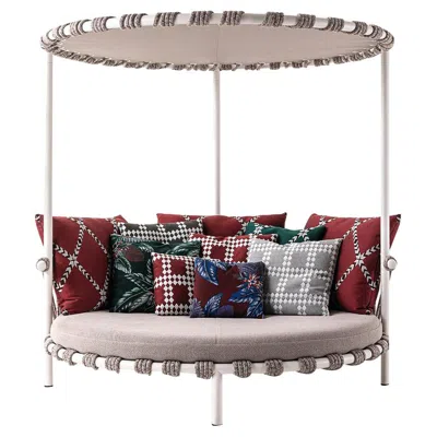 Pre-owned Cassina Patricia Urquiola ''trampoline' Outdoor Sofa By  In Gray