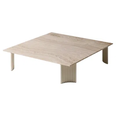 Pre-owned Cassina Patricia Urquiola Vidalenta Outdoor Coffee Metal And Marble Table For  In Sand