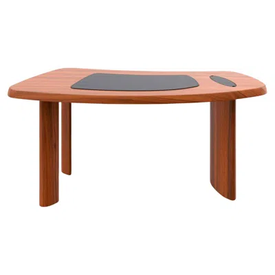 Pre-owned Cassina Petit Bureau En Forme De Libre Pro, By Charlotte Perriand For  In Brown