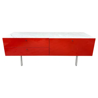 Pre-owned Cassina Piero Lissoni For  "flat Series" Credenza In Brown