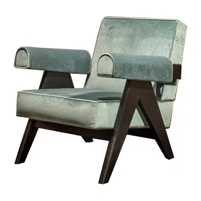 Pre-owned Cassina Pierre Jeanneret 053 Capitol Complex Armchair By  In Brown