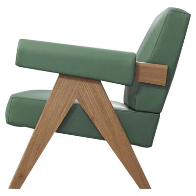 Pre-owned Cassina Pierre Jeanneret 053 Capitol Complex Armchair By  In Brown