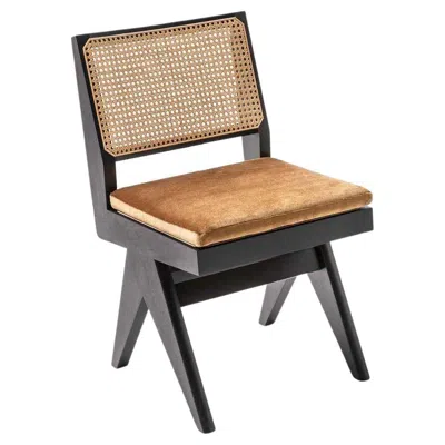 Pre-owned Cassina Pierre Jeanneret 055 Capitol Complex Chair For , Italy, New In Brown