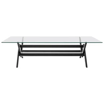 Pre-owned Cassina Pierre Jeanneret 056 Capitol Complex Table Black Stained By