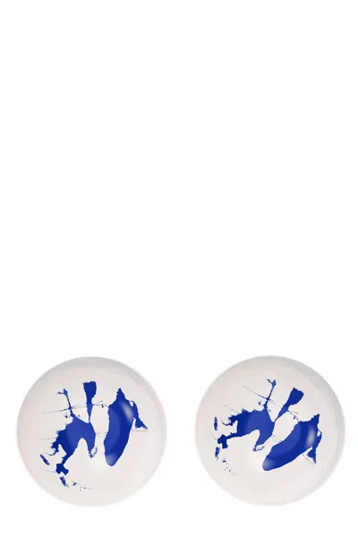 Cassina Porcelain Bowl Set - Neige Motif In Multi