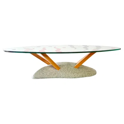 Pre-owned Cassina Postmodern Artifici Table Designed By Paolo Deganello For  1985 In Brown