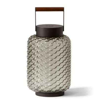 Cassina Rechargeable Portable Ficupala Outdoor Lamp In Gray