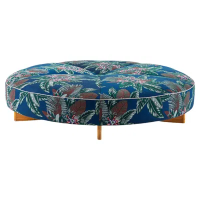Pre-owned Cassina Rodolfo Dordoni 'sail Out' Outdoor Ottoman For , Italy, New In Brown