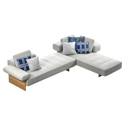 Pre-owned Cassina Rodolfo Dordoni ''sail Out' Outdoor Sofa, Water-repellent Fabric By  In Brown