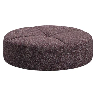 Pre-owned Cassina Rodolfo Dordoni ''sail Out' Outside Ottoman, Metal, Teak And Fabric By  In Brown