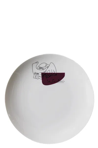 Cassina 'service Prunier' Two Dinner Plate Set ⌀ 27 Cm In White