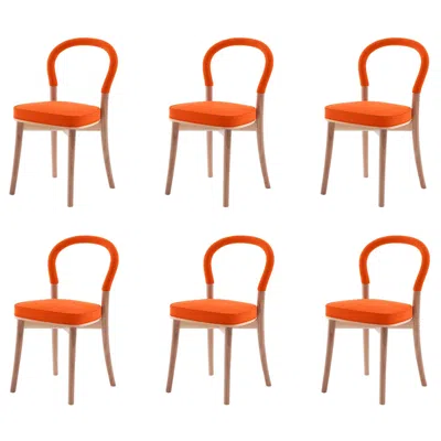 Pre-owned Cassina Set Of Six Erik Gunnar Asplund 501 Göteborg Chair By  In Brown