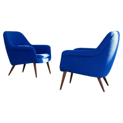 Pre-owned Cassina Set Of Two Nino Zoncada Armchairs Model “1101” By  In Brown