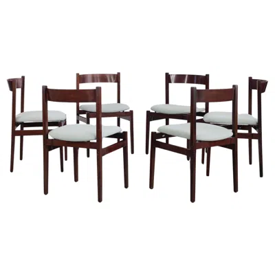 Pre-owned Cassina Six Dining Chairs "model 101", By Gianfranco Frattini For , Italy 1960s In Brown