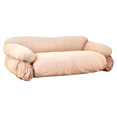 Pre-owned Cassina Sofa "sesann" By Gianfranco Frattini For , 1970s In Sand