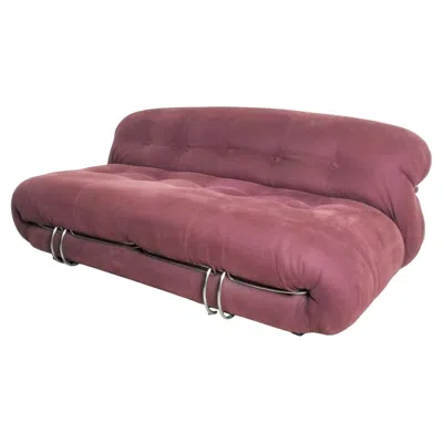 Pre-owned Cassina Soriana 2 Seater Sofa By Afra E Tobia Scarpa For  60s, 70s In Brown