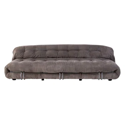 Pre-owned Cassina Soriana Sofa By Afra And Tobia Scarpa For , Italy, 1970's In Gray