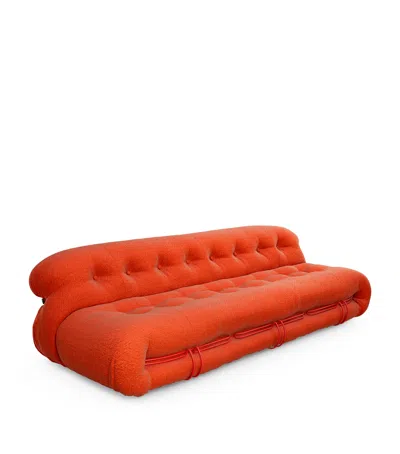 Cassina Soriana Sofa In Red