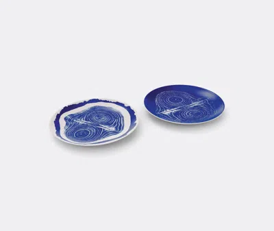 Cassina Tableware White And Blue Uni