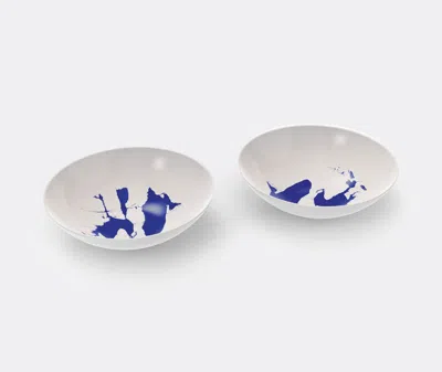 Cassina Tableware White And Blue Uni