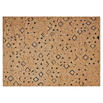 Pre-owned Cassina Ténéré Handwoven Jute Rug Polychrome Version. In Brown