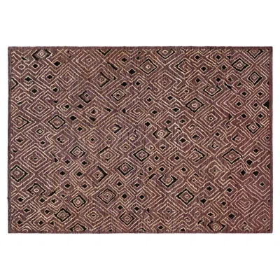 Pre-owned Cassina Ténéré Handwoven Jute Rug Polychrome Version. In Brown