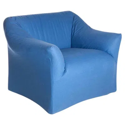 Pre-owned Cassina Tentazioni Armchair Designed By Mario Bellini And Produced By  In 1973 In Blue