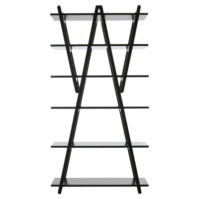 Pre-owned Cassina Vico Magistretti Bookcase Nuvola Rossa For , Italy, New In Brown