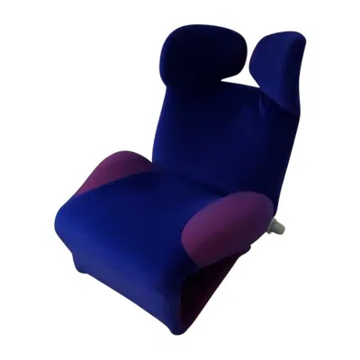 Pre-owned Cassina Wink Fabric Lounge Chaise, By Toshiyuki Kita From  In Black