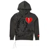 Cast Iron Men's Graphic Knit Hoodie In Black