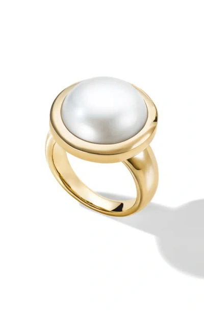 Cast The Epic Pearl Ring In Gold