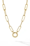 Cast The Hairpin Chain Link Necklace In Gold