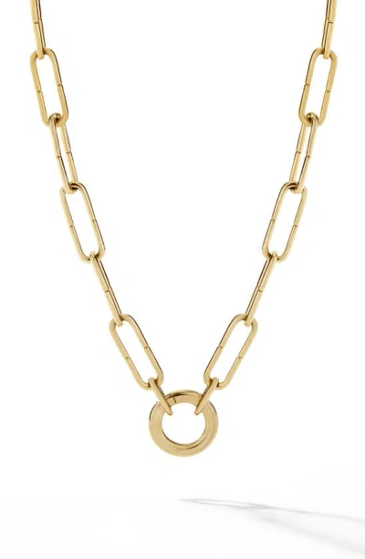 Cast The Hairpin Chain Link Necklace In Gold