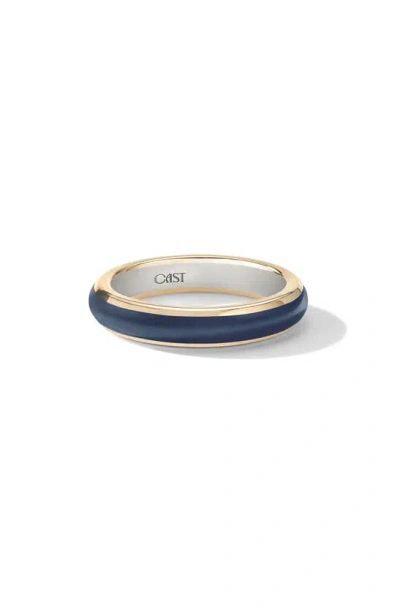 Cast The Halo Stacking Ring In Navy