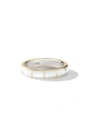 Cast The Halo Stacking Ring In White/ Gold