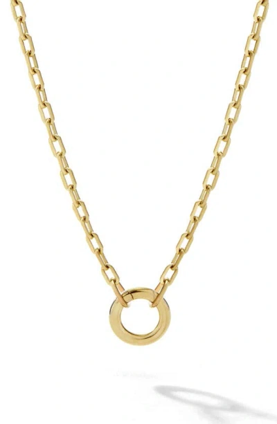 Cast The Mini Link Pendant Necklace In Gold