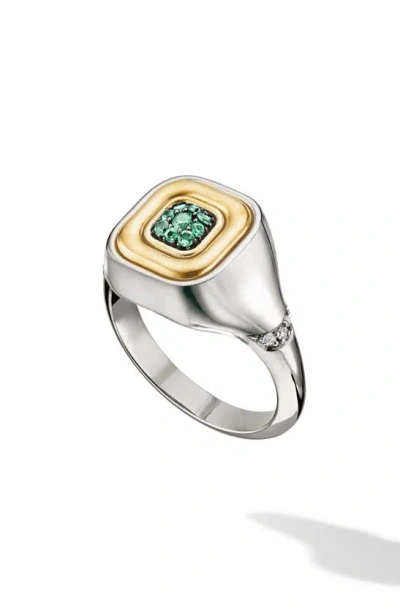 Cast The Signet Flip Ring In Silver