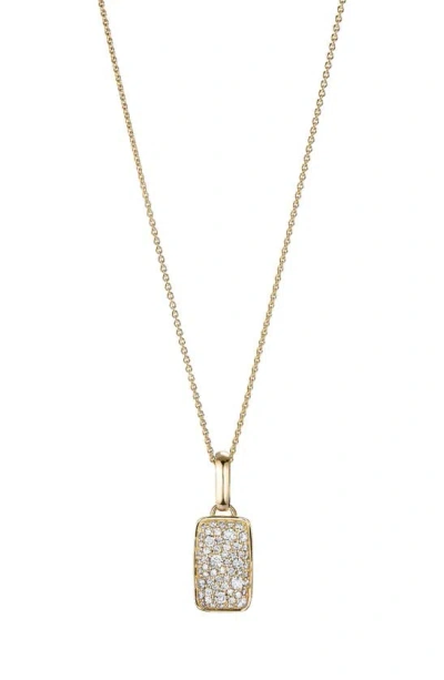 Cast The Zem Lab Created Diamond Necklace In Gold