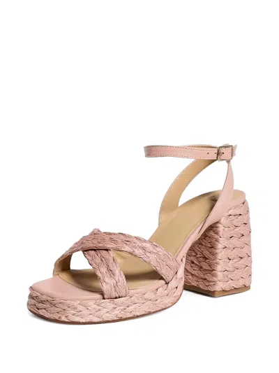 Castaã±er 100mm Valerietta Heeled Sandals In Pink