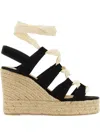 Castaã±er 110mm Lace-up Wedge Heeled Espadrilles
